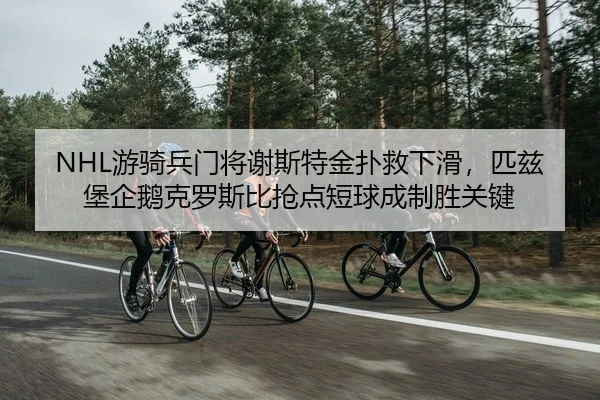 NHL游骑兵门将谢斯特金扑救下滑，匹兹堡企鹅克罗斯比抢点短球成制胜关键